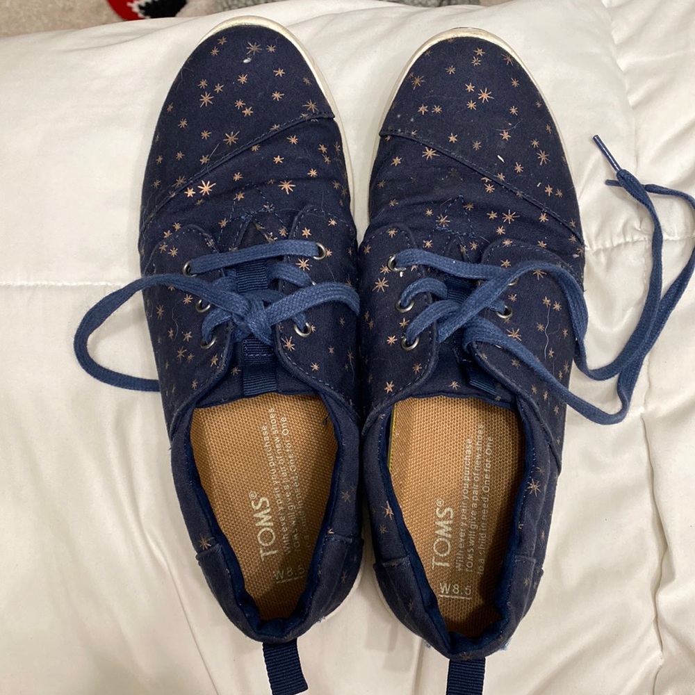 Toms shoes, worn. Size 8.5